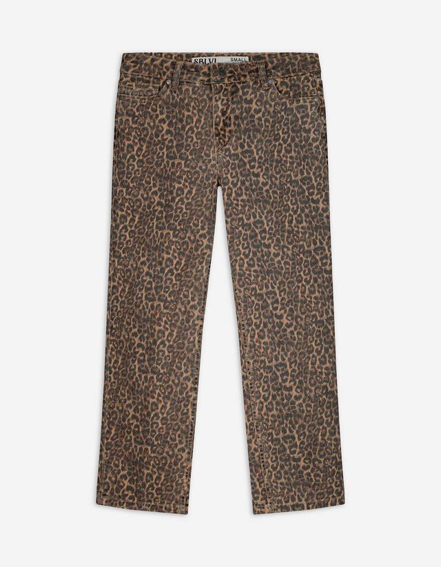 Broek - Luipaardprint - lichtbruin