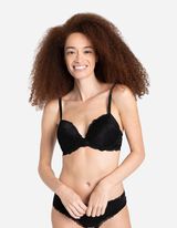 Push-Up-BH - mit Bügel - schwarz