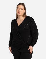 Marškinėliai ilgomis rankovėmis - LENZING™ ECOVERO™ - juodas