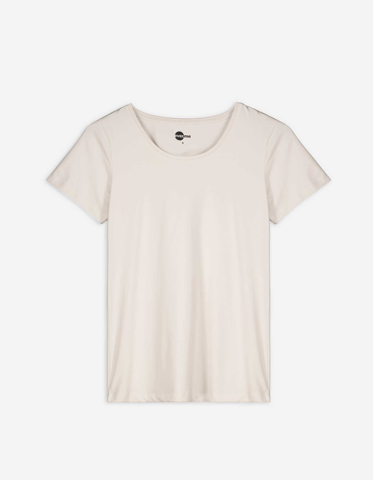 T Shirt Basic beige Takko Fashion