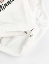 zestaw body i szorty - Myszka Minnie - bialy