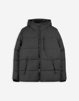 Jacke - Kapuze - dunkelgrau