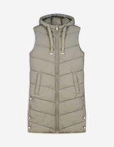 Vesta lungă - Fantă laterală - Verde inchis