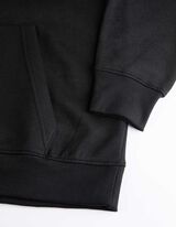 Hoodie - Afdrukken achteraan - zwart