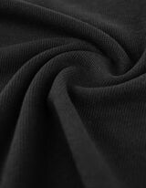 Top - Mâneci cu volane - Negru