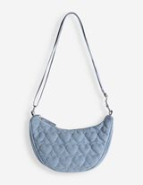 Schoudertas - Quilt patroon - blauw
