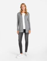 Dolga jopa - Viskozna me&scaron;anica - siva