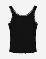 Top - Tinta unita - nero