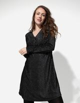 Umstandskleid - V-Ausschnitt - schwarz