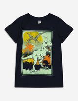 Majica kratkih rukava - Print - tamno plava