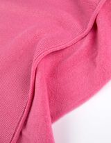 sweter - miękki materiał - rozowy