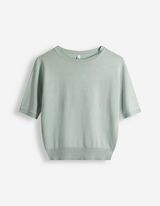 Pullover - Kurze &Auml;rmel - t&uuml;rkis