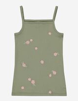 Top - Broderii - Verde inchis
