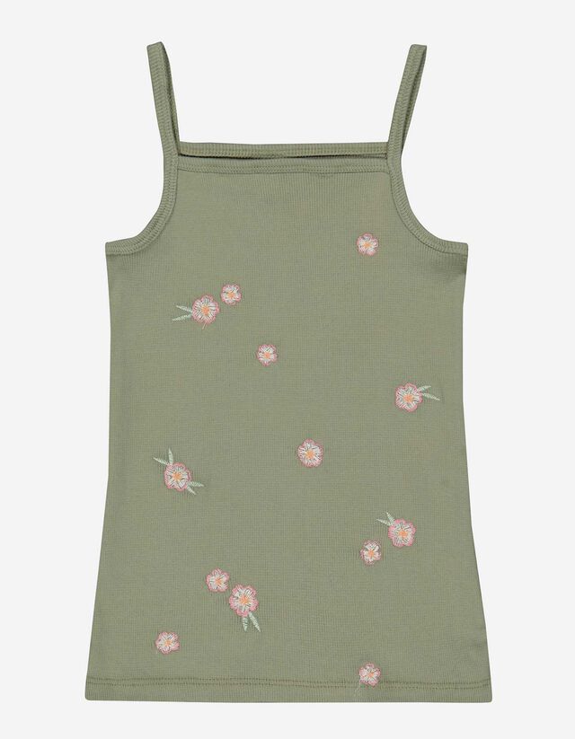 Top - Broderii - Verde inchis