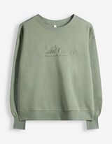Sweatshirt - Ballonmouwen - Kaki