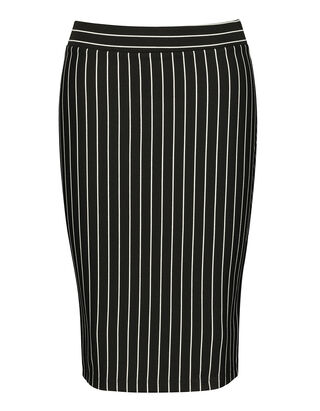Damen Bleistiftrock mit Streifenmuster