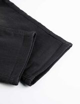 joggersy - efekt termiczny - czarny