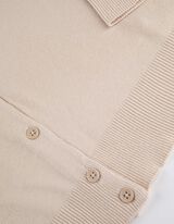 Gebreid vest - LENZING&trade; ECOVERO&trade; - beige