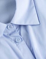 Bluse - einfarbig - hellblau