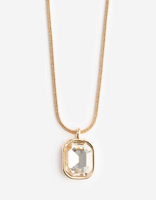 Kette - Ziersteine - Goldfarben