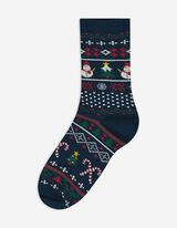 Chaussettes - Le jour de Noël - Bleu foncé