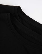 Mar&scaron;kinėliai ilgomis rankovėmis - pakuotė po 2 vnt - juodas