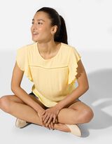 Blouseshirt - Viscose - Lichtgeel