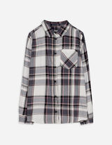 Camicia blusata - Taschina sul petto - bianco