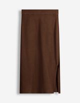 Strickrock - Wadenlang - braun