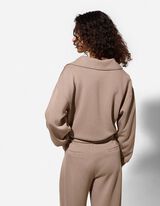 Pullover - Scuba - hellbraun