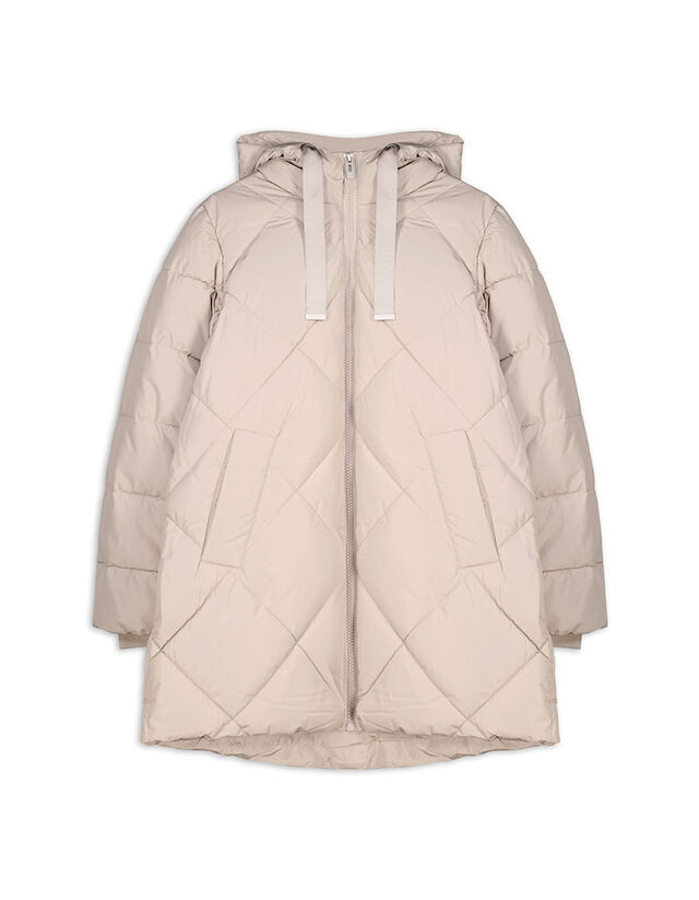 Steppmantel Wasserabweisend beige
