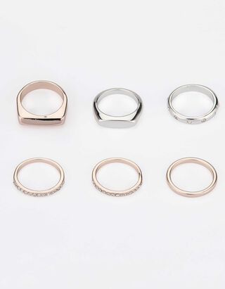 Bague - Lot de 6