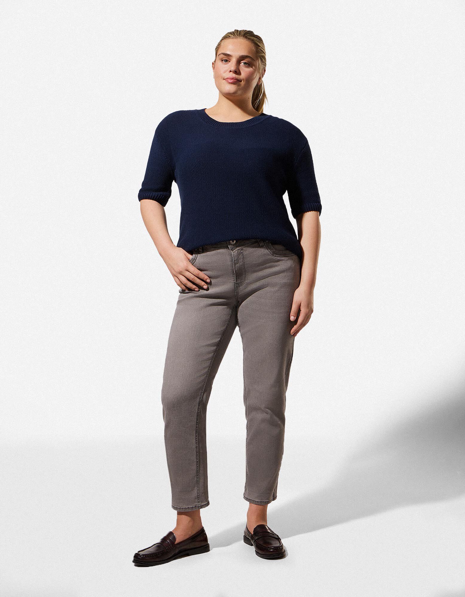Jeans - grau