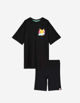 Set di T-shirt e shorts - Pokémon - nero