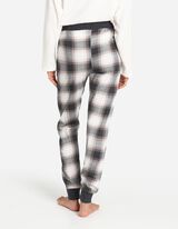 Pyžamové nohavice - Sťahovanie na šnúrku na spodnom okraji - biely