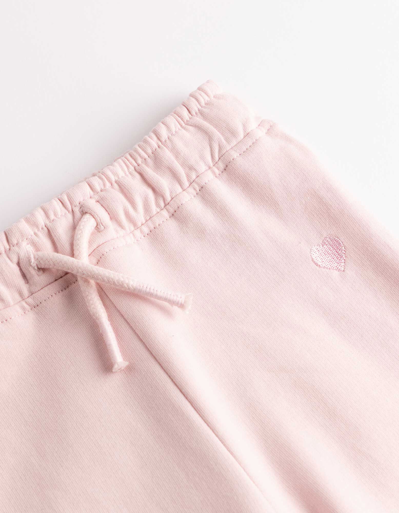 Jogginghose - 100% Baumwolle - Rosa