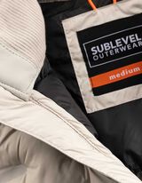 Jacke - Stehkragen - beige