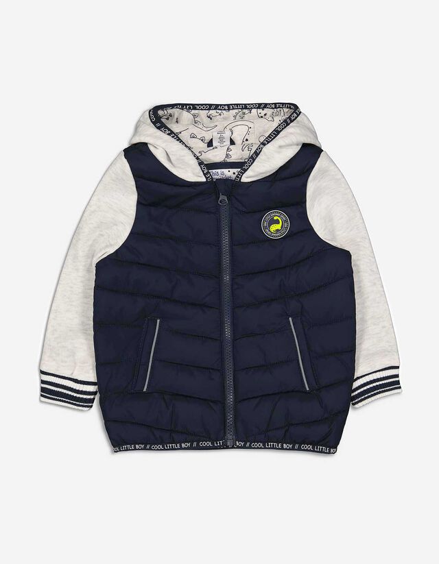 Baby Steppjacke - Labelpatch