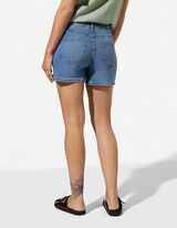 Jeansshorts - Regular Fit - blau