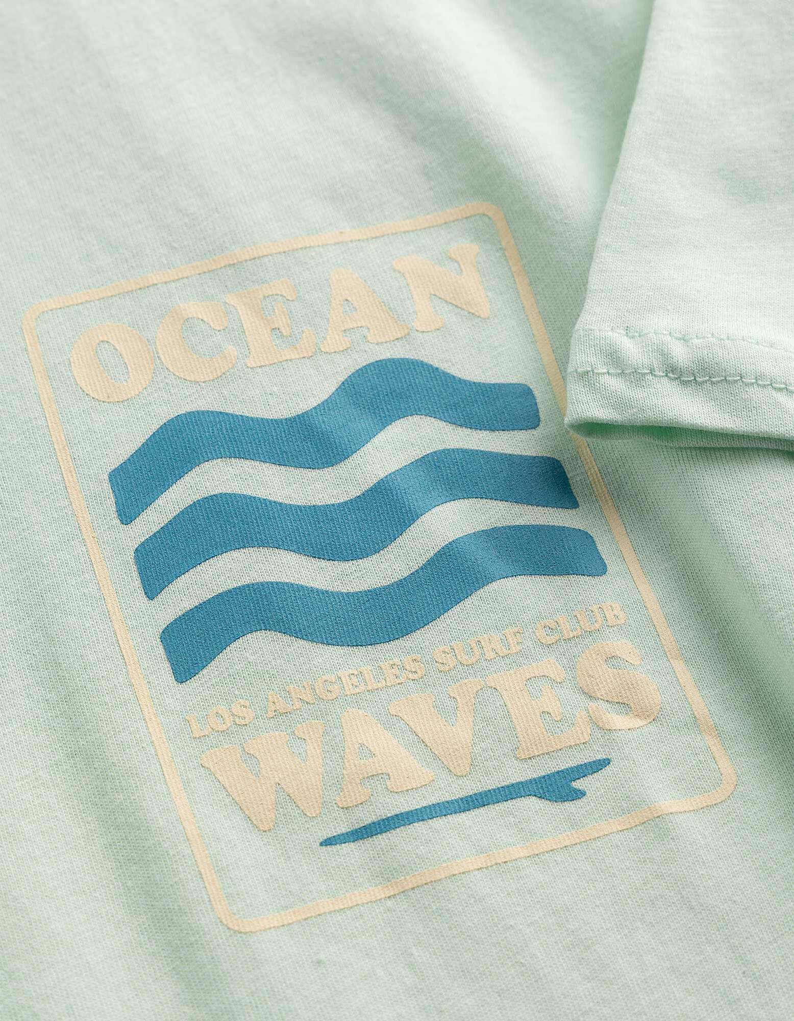 T-Shirt - Print - Mint