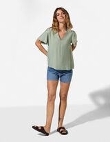 Short en jean - Coupe Regular Fit - Bleu