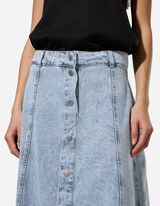 Jupe cloche - denim bleu clair - bleu clair