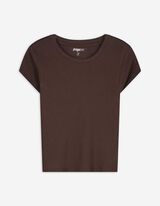 T-shirt - donkerbruin