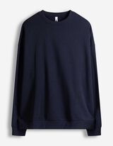 Sweatshirt - Frontprint - dunkelblau
