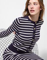 Cardigan - Knopfleiste - dunkelblau