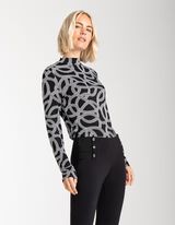 Pikkade varrukatega s&auml;rk - LENZING&trade; ECOVERO&trade; - must