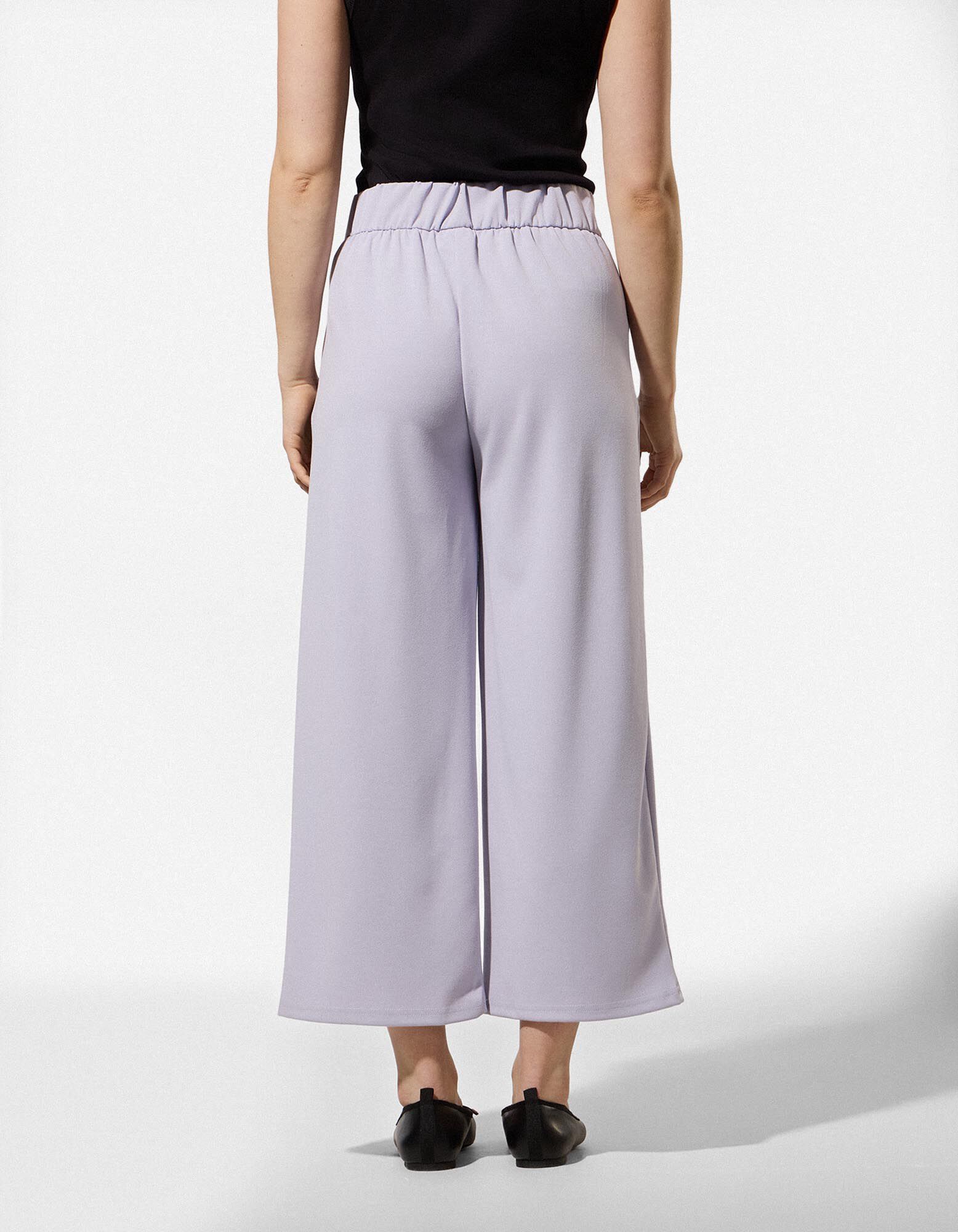 Broek - Elastische sluiting - Paars