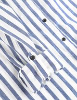 Bluză - Buzunar pentru piept - Albastru inchis