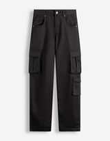 Cargohose - Loose Fit - Dunkelgrau