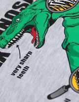 Majica kratkih rukava - Prednji otisak - svetlo-siva